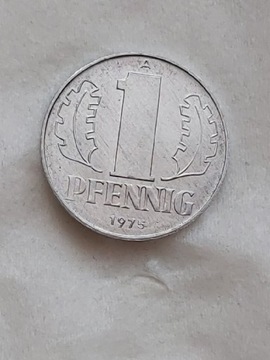 129 Niemcy - NRD 1 fenig, 1975