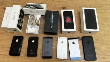 BCM iPhone 3GS, 4S, 5, SE, 7 + pudełka 