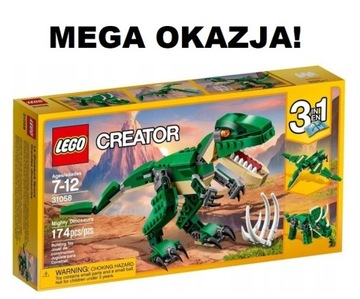 KLOCKI LEGO CREATOR 31058 Potężne Dinozaury OKAZJA