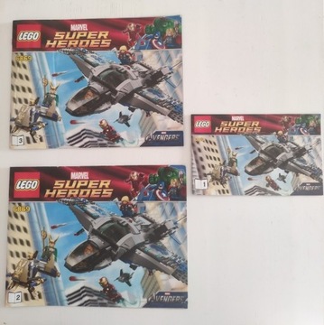 LEGO 6869 Super Heroes Avengers Quinjet Aerial