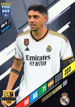 Panini FIFA 365 2024 Team Mate RMA 16 Valverde