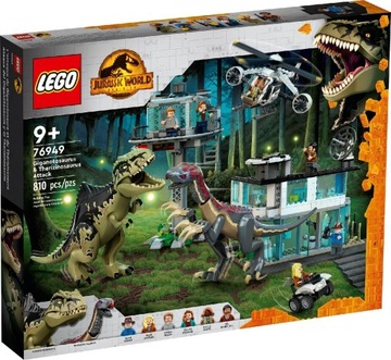 Lego Jurassic World 76949 Atak Giganotozaura i Terizinozaura