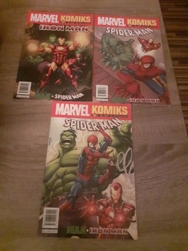 Marvel Komiks Tom 1,2,3