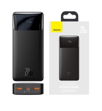 Powerbank BASEUS Bipow PPBD20K 20000mAh 20W Czarny