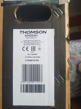 Telewizor LED Thomson 32HD3301 32" HD Ready czarny