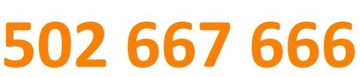 502 667 666 złoty numer internet na kartę na lata