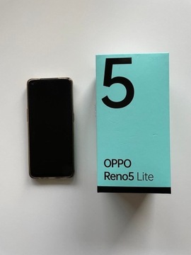 Telefon Oppo Reno5 Lite 128 GB, stan jak nowy, ENG