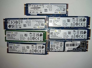Dyski SSD M.2  512GB kingston uszkodzone