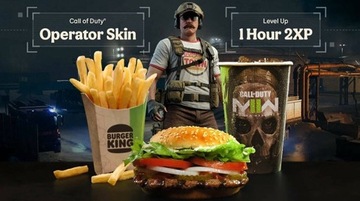 Call Of Duty Modern Warfare 2 MW2 Burger King SKIN