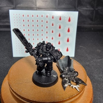 Warhammer 40k Gabriel Seth space marines flesh tearer  metal ksm207 