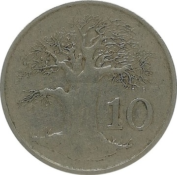 Zimbabwe 10 cents 1994, KM#3