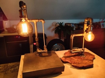 Lampa biurkowa ,lampa loft style stołowa
