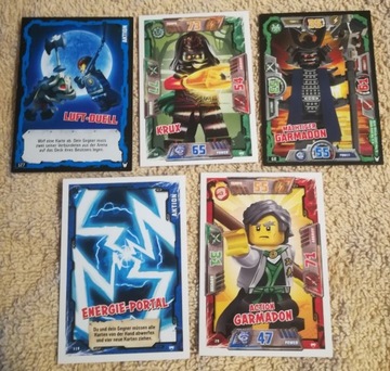 Lego Ninjago 5 kart 