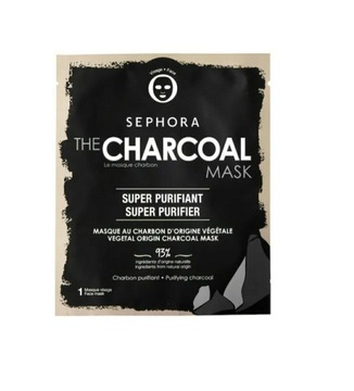 Sephora The Charcoal maseczka w płachcie z węglem 