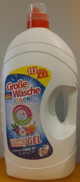 Niemiecki żel do prania GROBE WASCHE COLOR 5.65l