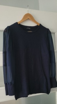 Sweter Orsay, rozmiar M. Siateczkowe długie rękawy.