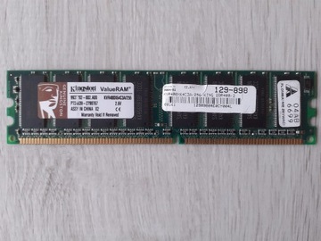 pamięć RAM Kingston ValueRAM KVR 256 RAM DDR400