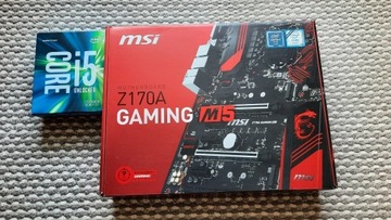 MSI Z170A GAMING M5 + INTEL I5 6600K