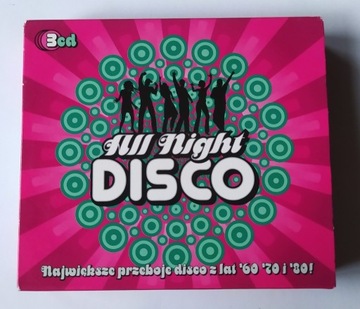 All Night DISCO 3 CD BOX - Największe Przeboje Disco Z Lat '60 '70 '80
