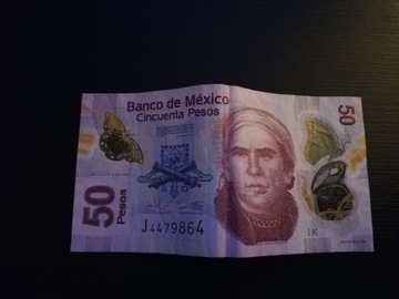 50 Pesos meksykańskich
