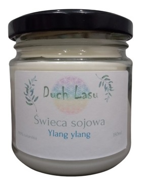 Świeca sojowa o zapachu Ylang ylang 180ml