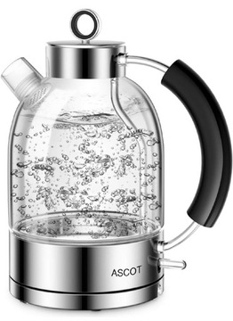 ASCOT szklany czajnik elektryczny 1,6 l