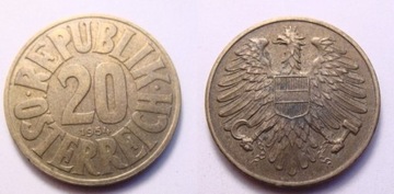 Austria 50 groschen 1954 r.