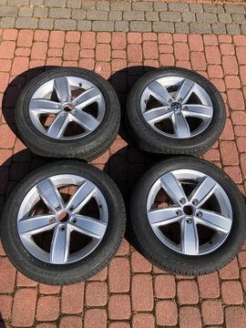 NOWE alufelgi VW 16”, 5x112 + opony letnie Dębica