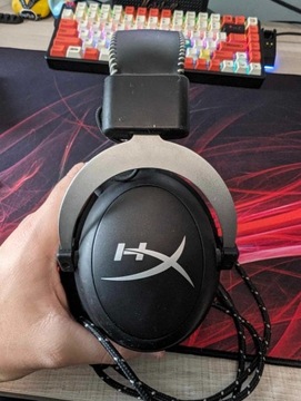 Hyperx Cloud Silver (używany, brak mikrofonu)