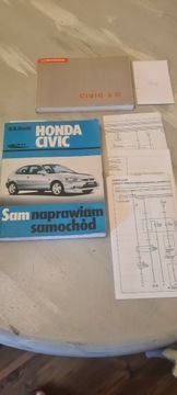 Instrukcja obsługi Civic VI, książka napraw