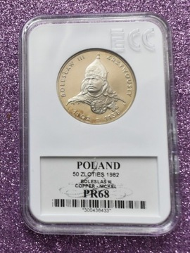 50 ZŁ 1982 BOLESŁAW III KRZYWOUSTY PR 68