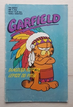 TM-Semic Garfield 1/93 - stan DB+ 4.5/6