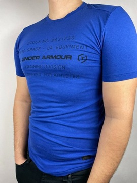 T-shirt sportowy Under Armour - Kolor: Niebieski M