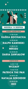 2 Bilety Olsztyn Green Festival, Niedziela 14.08.2
