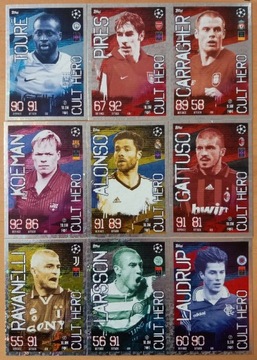 TOPPS CHAMPIONS LEAGUE 2024 CULT HERO KOMPLET 9 SZ