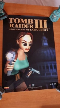 Plakat  Lara Croft TOMB RAIDER III Playstation1998