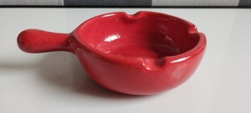 Popielniczka czerwona ceramika 