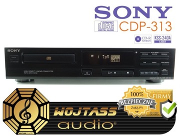 SONY CDP-313 odtwarzacz CD czyta CD-R KSS-240A