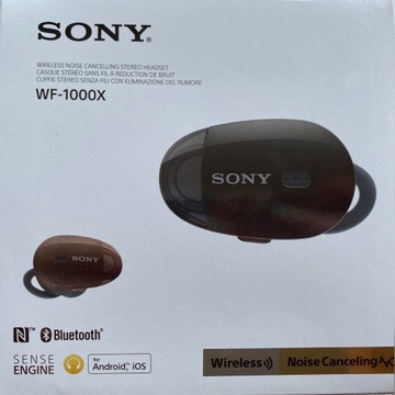Sony WF1000x Słuchawki bezprzewodowe