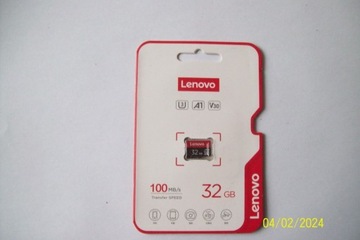 Karta pamieci  32 GB LENOVO  100 MB/S