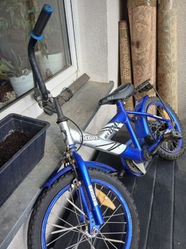 Rower 16' BMX używany niebieski