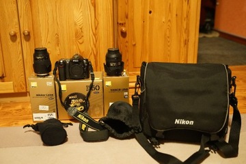 Nikon d50 + Nikkor 16-85 VR + Nikkor 55-200