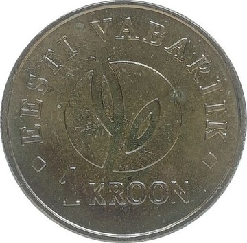 Estonia 1 kroon 2008, KM#44
