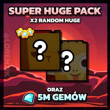 SUPER HUGE PACK | PET SIMULATOR 99 (HUGE PET, GEM)