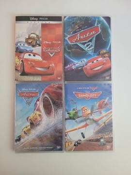 Bajki DVD Auta & Auta 2 & Auta 3 & Samoloty 
