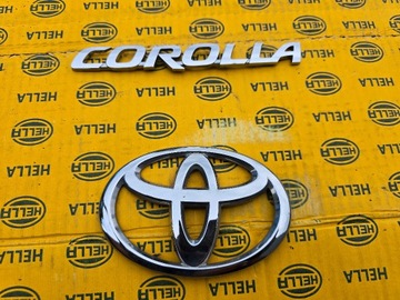 Emblematy Toyota z Klapy tył Corolla E16 E18 Sedan