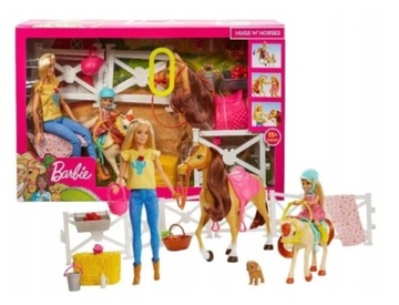 Barbie Stadnina Koni Zestaw Mattel FXH15