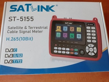 Miernik sygnału Satlink ST-5155 DVBC, DVBS/S2, DVBT/T2