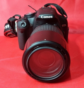 Aparat Canon EOS 500D TAMRON AF 70-300 Akcesoria