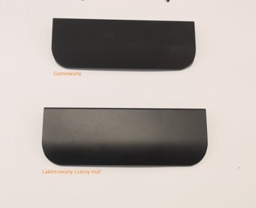 Uchwyt krawędziowy  128mm soft touch czarny mat 